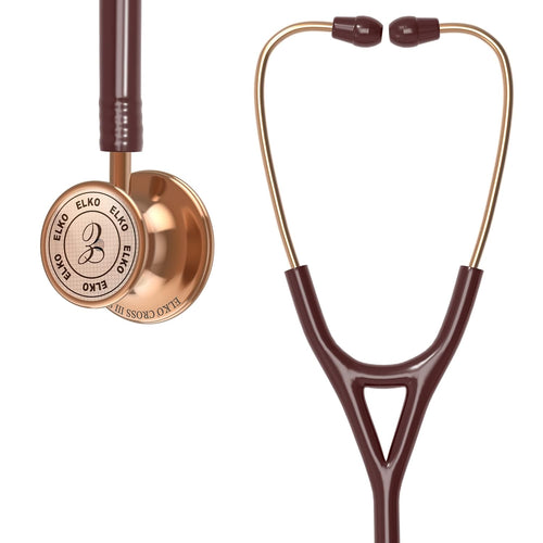 Rose Gold Dual Head Stethoscope III SS stainless steel dual head