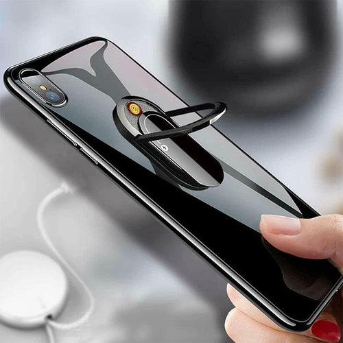 span USB Cigarette Lighter Mobile Phone Holder Universal Electric Rechargeable 2-in-1