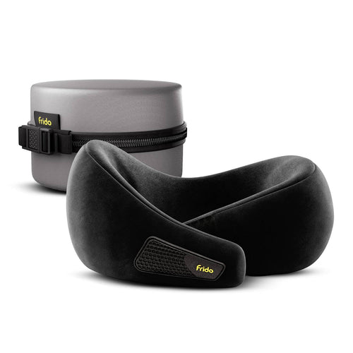 Memory Foam Travel Neck Pillow with Adjustable Support