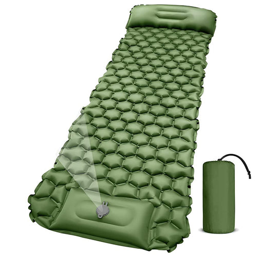 air mattress with built-in foot pump portable camping bed