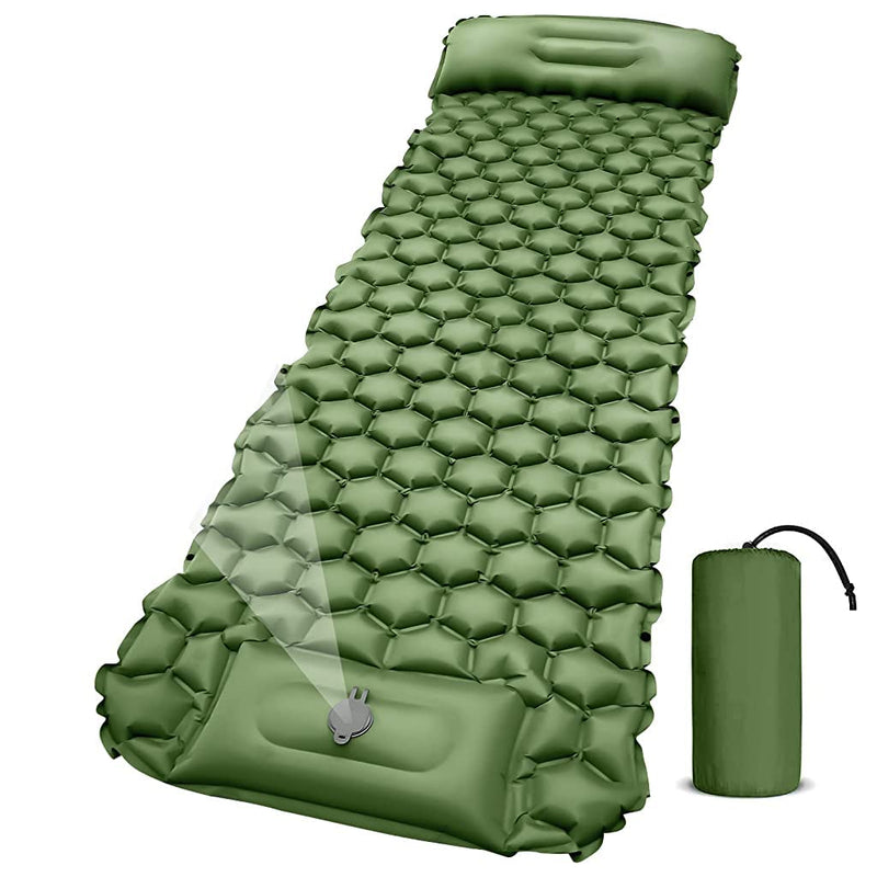 air mattress with built-in foot pump