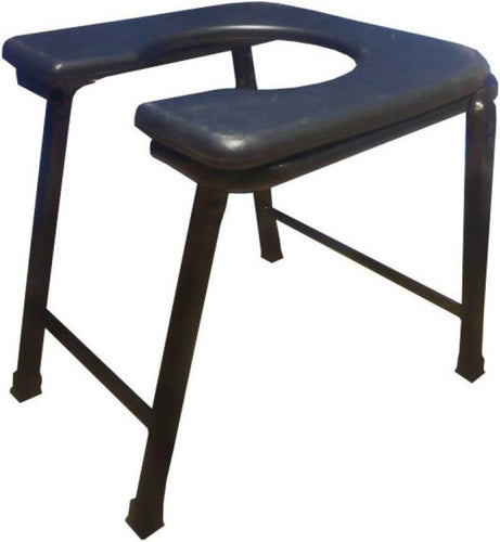 Spancare Premium Commode Stool with Lock for Added Safety with Foldable Design