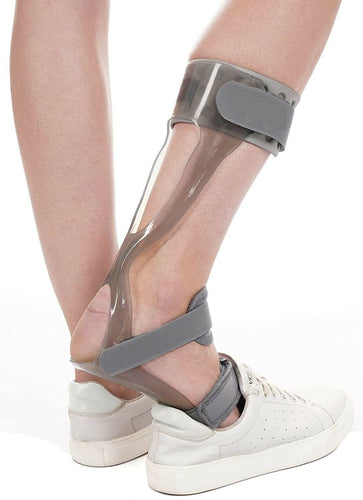 Foot Drop Splint With Liner Grey Left Medium