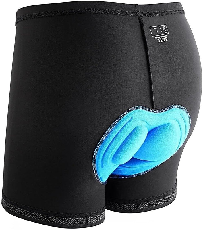 Span Cycling Shorts 3D Padded Bicycle Bike Shorts Underwear with Anti-Slip Leg Grips (M) spancare