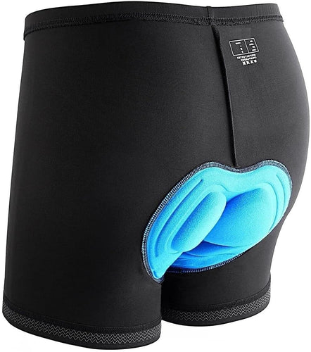 Span Cycling Shorts 3D Padded Bicycle Bike Shorts Underwear with Anti-Slip Leg Grips (XL)