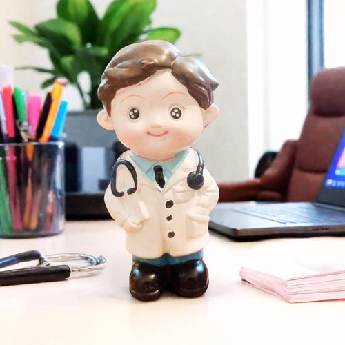 Doctor Miniature Figure | PVC Desk & Car Decor Model