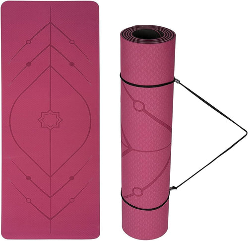 Non Slip Yoga Mat Eco Friendly Fitness Exercise Mat with Strap
