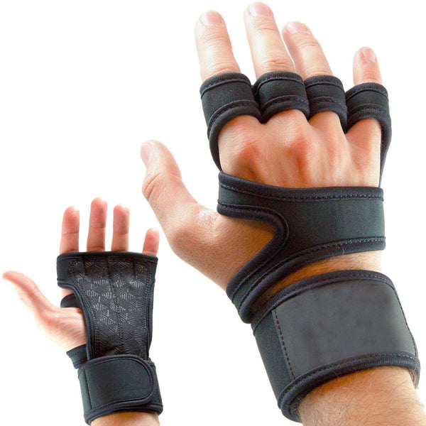 Workout Gloves with Wrist Support Gym Grip Anti Slip