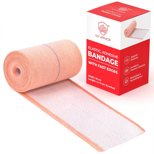 Elastic Adhesive Bandage 10cm x 4m Support Wrap Roll
