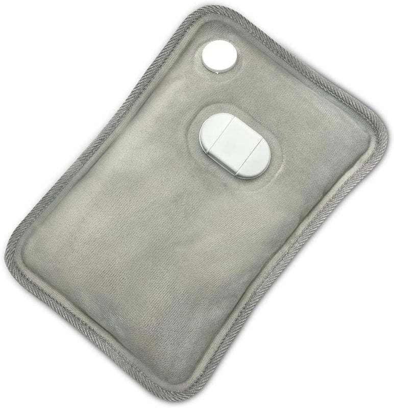 Electric Hot Water Bag, 6 Layer PVC Fabric, Double Insulation System, Fast Heating, for Pain Relief (Multicolor) spancare