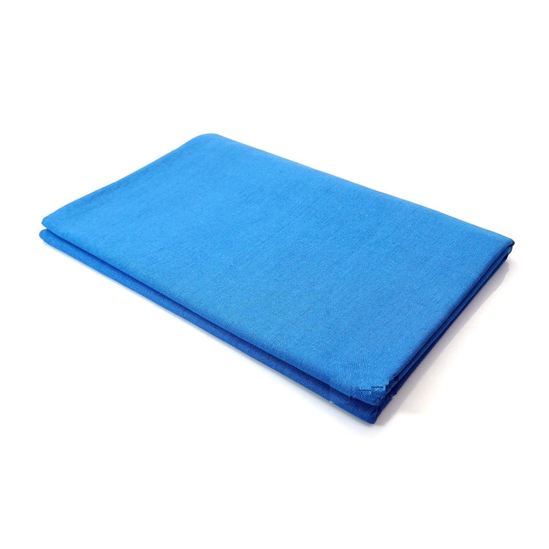 SPANCARE PHARMACEUTICALS Reusable Cotton Plain Drape Sheet (Size: 36Inch X 54Inch, Colour: Blue)-1 spancare