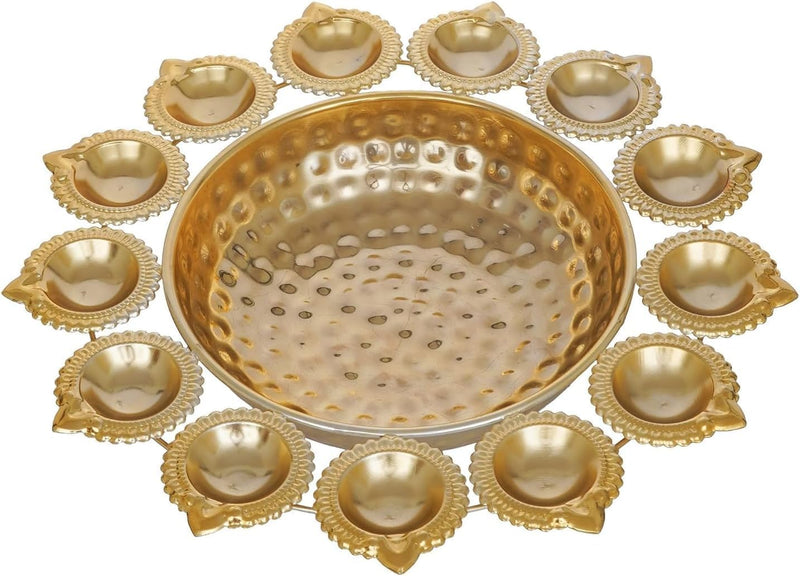 Diya Shape Decorative Urli Bowl