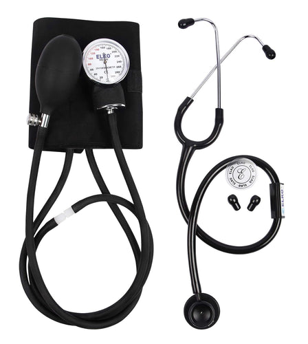 Aneroid Blood Pressure Monitor Dial Type with Stethoscope