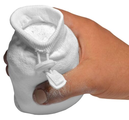 Gym Chalk Powder(Approx 200gm) for Powerlifting, Weightlifting, Gymnastics Rock Climbing-Strong Grip (White) spancare