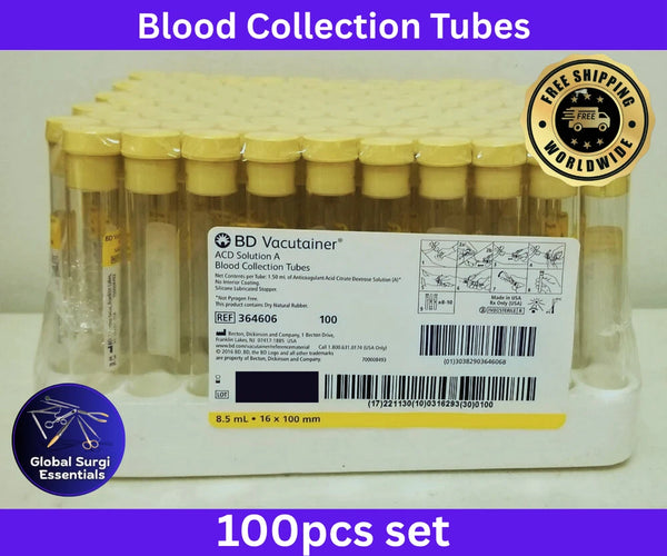 Platelet Rich Plasma Liquid ACD Test Tubes 8.5ml | Pack of 100