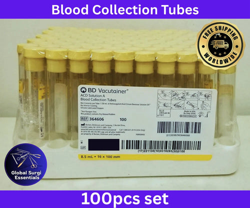 Platelet Rich Plasma Liquid ACD Test Tubes 8.5ml | Pack of 100
