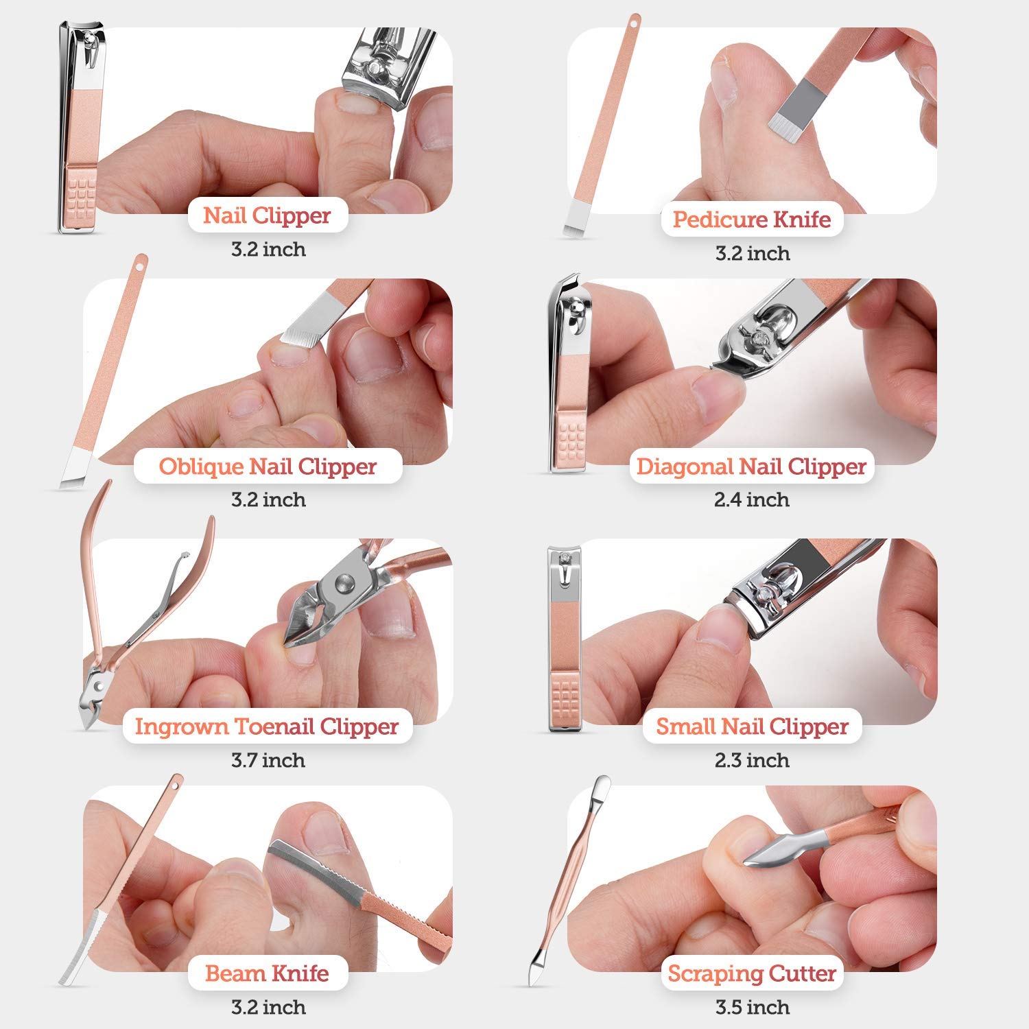 Nail Clipper - Small (Pack of 2) - Pocket Nail Cutter - Nail Cutting Trimmer  - Toe Nail - Finger Nail- Travel Nail Clipper